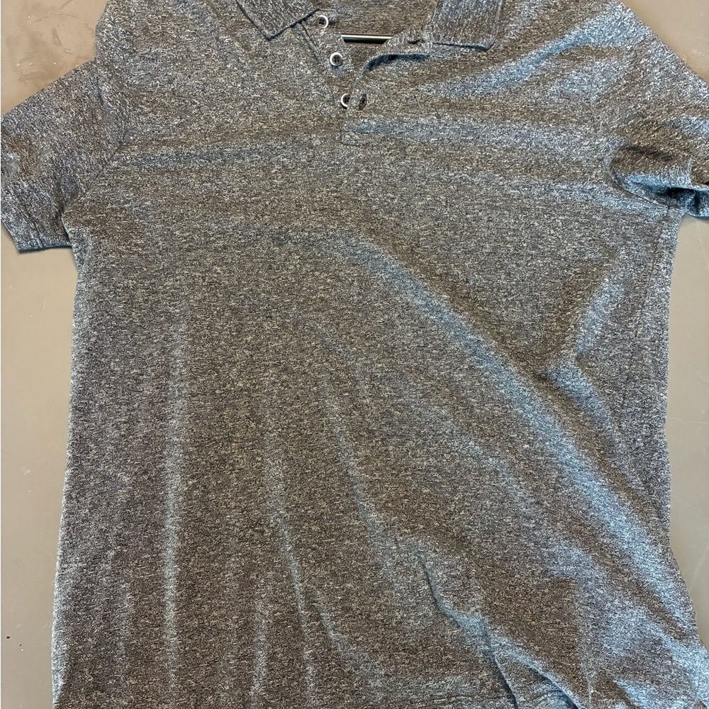 Men's Gray Polo Shirt